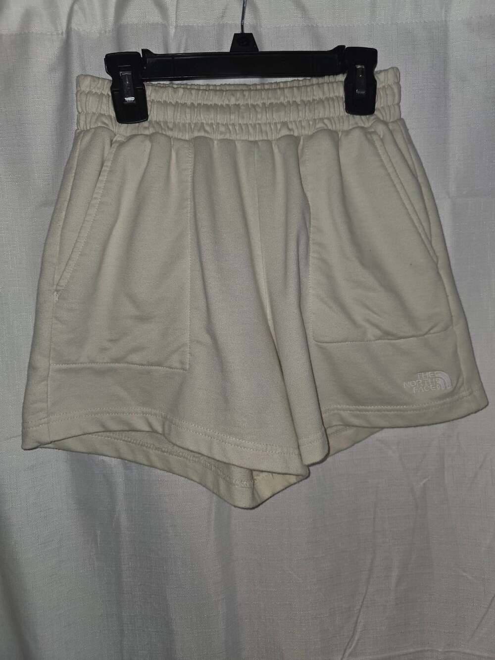The North Face Sweat Shorts Cream Cotton
